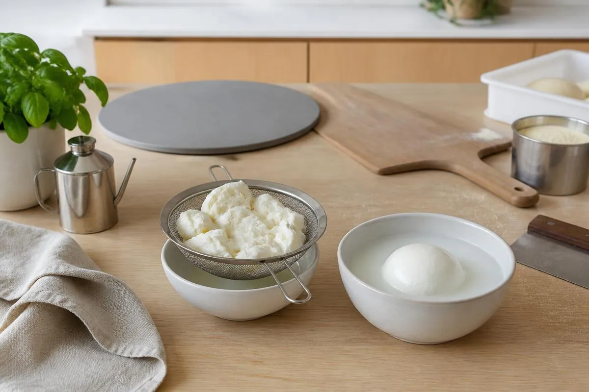 Fiordilatte og bøffelmozzarella sammenlignet side om side